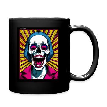 gedankenstürme three - Tasse einfarbig - Schwarz - Rechts