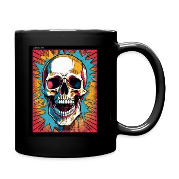 gedankenstürme two - Tasse einfarbig - Schwarz - Rechts