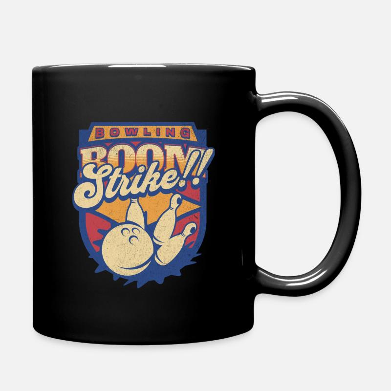 BOWLING BOOM STRIKE - Tasse einfarbig - Schwarz