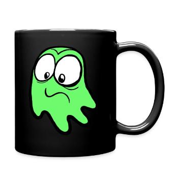 Cry in green - Full Colour Mug - black - Right