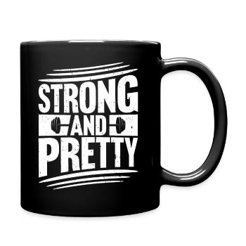 Forte Et Assez Drôle Gym Fitness Dire - Mug uni - noir - Droite