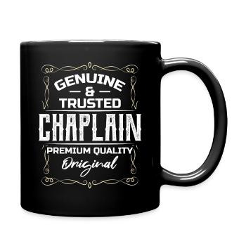 Aumônier authentique et de confiance de qualité supérieure - Mug uni - noir - Droite