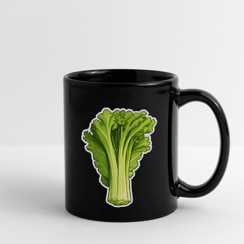 Stangensellerie oder Staudensellerie Tasse einfarbig
