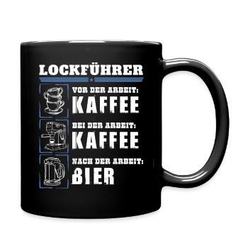 My daily routine as a decoy guide - Full Colour Mug - black - Right