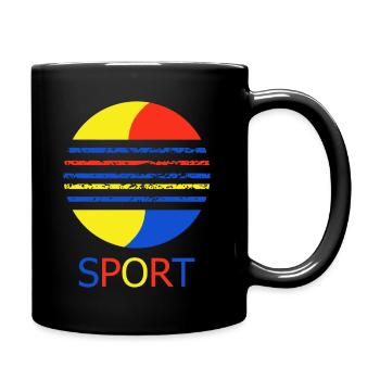 sport - Mug uni - noir - Droite
