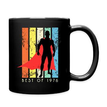 Chemise d’anniversaire de super-héros : le meilleur de 1976 - Mug uni - noir - Droite