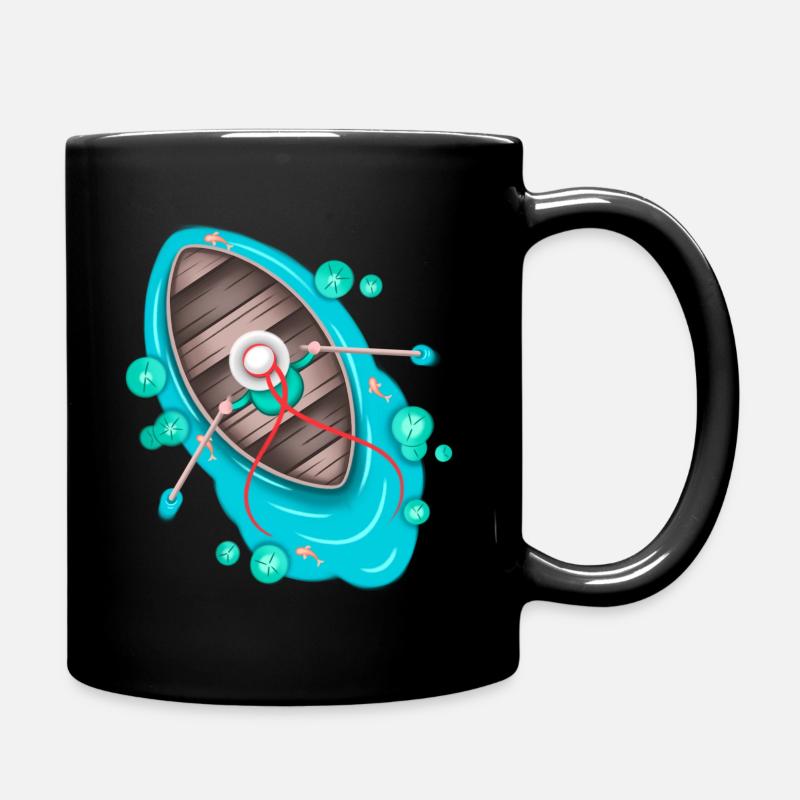 Boat - Full Colour Mug - black