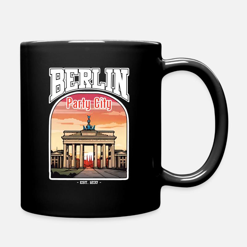 Berlin Party City 2 - Mug uni - noir