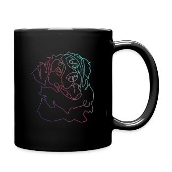 BOUVIER BERNOIS - Mug uni - noir - Droite