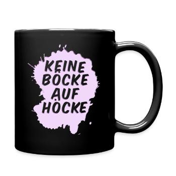 Keine Böcke auf Höcke! - Tasse einfarbig - Schwarz - Rechts