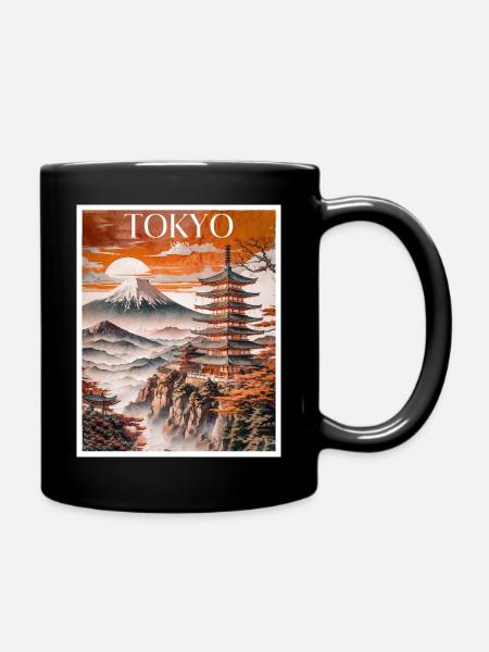 Fuji - Mug uni - noir