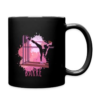 Barre, gymnastik,Sport, Illustration - Tasse einfarbig - Schwarz - Rechts