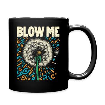 Pissenlit - Cadeau amusant pour les amoureux de la nature - Mug uni - noir - Droite