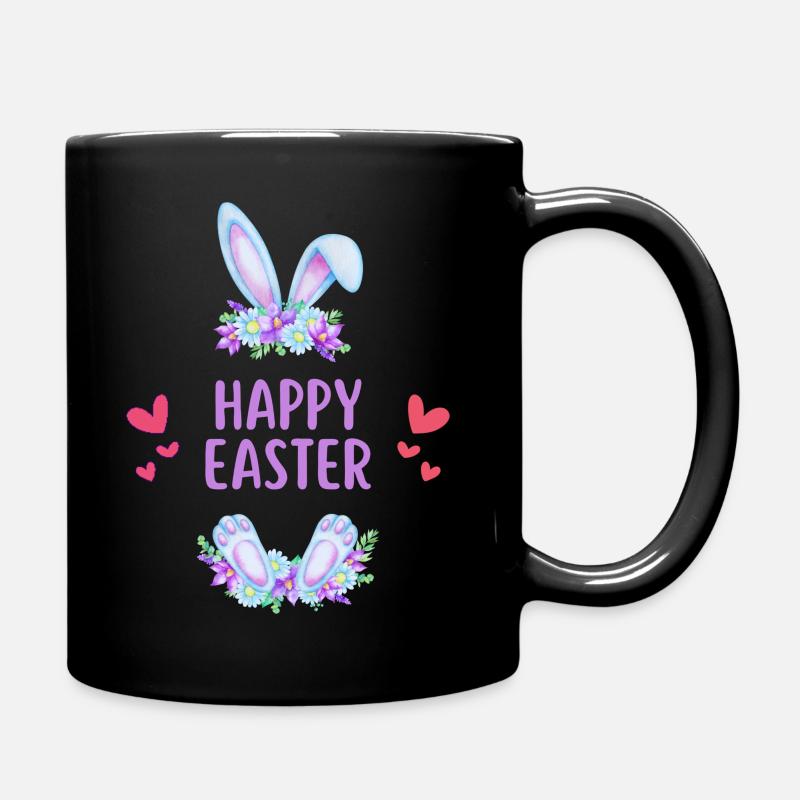 Happy easter - Full Colour Mug - black
