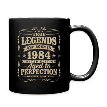 Vintage 1984 né légendes cadeau d’anniversaire - Mug uni - noir - Droite