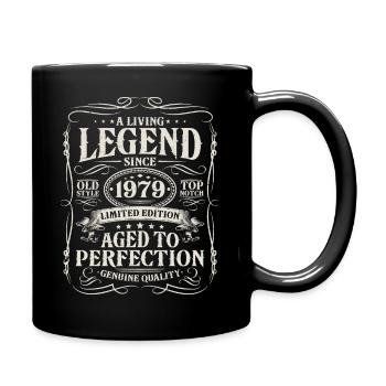 Né en 1979 Légende vivante depuis 1979 - Mug uni - noir - Droite