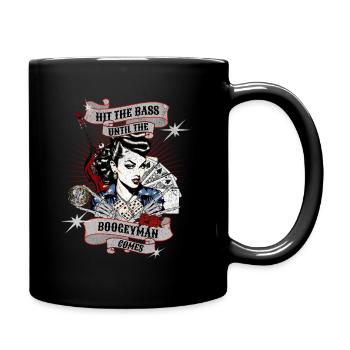 HIT THE BASS - Full Colour Mug - black - Right