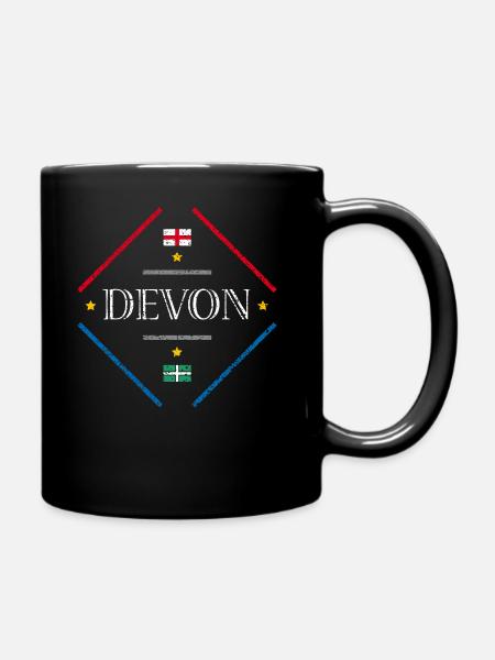 Devon, England - Full Colour Mug - black