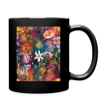 Enchanted Garden - Full Colour Mug - black - Right