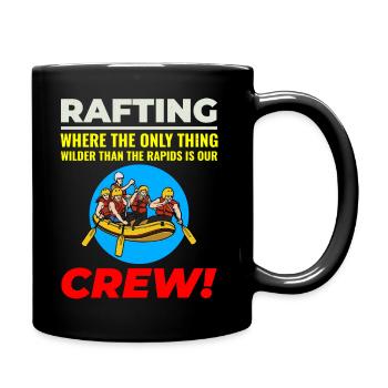 Rafting Team Raft Eau Vive Rafter Paddle Drôle - Mug uni - noir - Droite