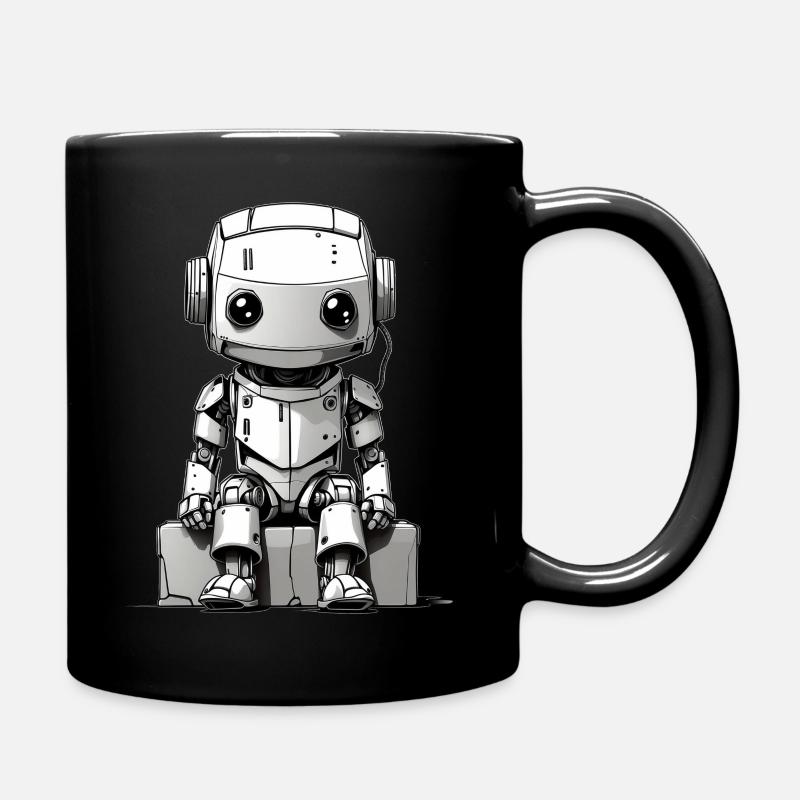 ROBOTO - Tasse einfarbig - Schwarz