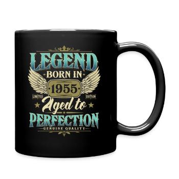 Legend 1955 Born Vintage Cadeau d’anniversaire - Mug uni - noir - Droite