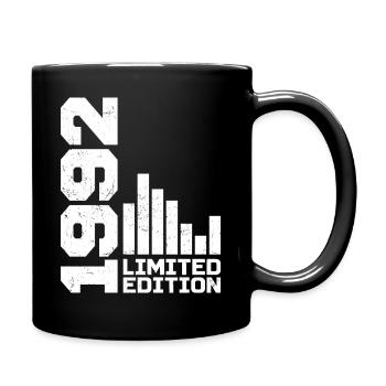 Vintage 1992 Birthday Gift 1992 Year 1992 - Full Colour Mug - black - Right