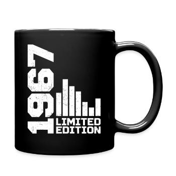 Vintage 1967 Birthday Gift 1967 Year 1967 - Full Colour Mug - black - Right