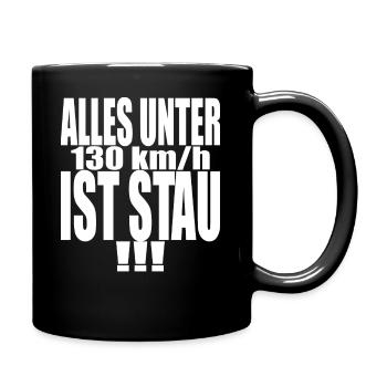 Tempolimit Autobahn Grüne Habeck Freiheit Verbot - Tasse einfarbig - Schwarz - Rechts