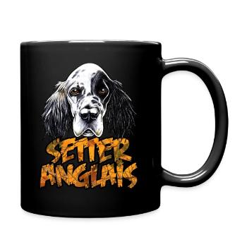 Setter Anglais CO - Mug uni - noir - Droite