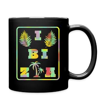 Logo d’Ibiza pour les fans d’Eivissa - Mug uni - noir - Droite