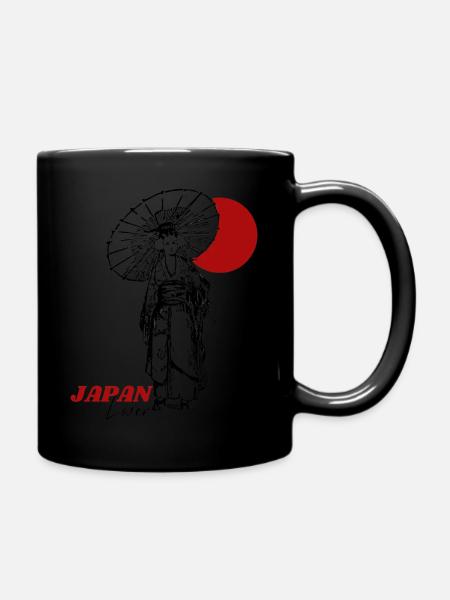 JAPAN Lover - Tasse einfarbig - Schwarz