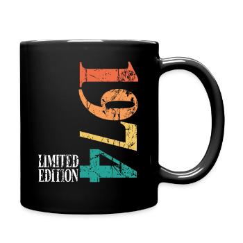 Limited Edition 1974 50th Birthday Vintage - Full Colour Mug - black - Right