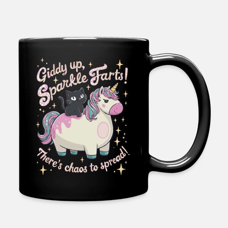 Giddy up, Sparkle Farts! There is Chaos to Make! - Tasse einfarbig - Schwarz