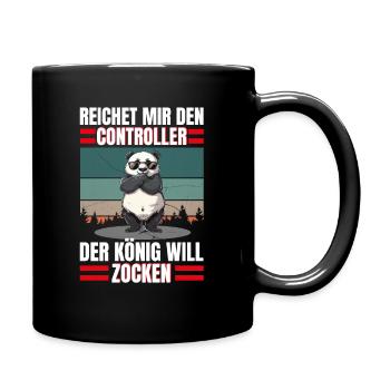 Jeux - Me tend la manette - Mug uni - noir - Droite