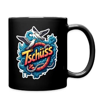 Goodbye - Full Colour Mug - black - Right