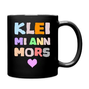 Platt du nord de l’Allemagne Dicton Cadeau Petit Mi - Mug uni - noir - Droite