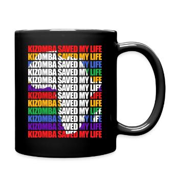Kizomba saved color - Mug uni - noir - Droite