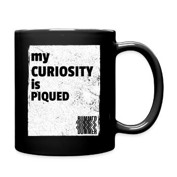 Typography Curious Urban T-shirt - Full Colour Mug - black - Right