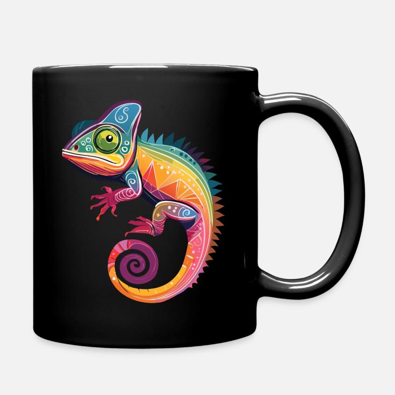 Chamäleon - Tasse einfarbig - Schwarz