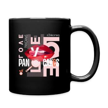 I Love Pancakes - Full Colour Mug - black - Right