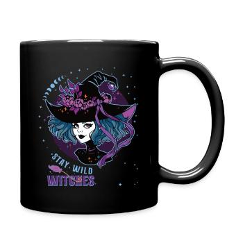 Halloween Stay Wild Witches - Full Colour Mug - black - Right