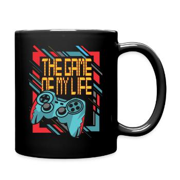 The Games of My Life Gamer Inspiration - Full Colour Mug - black - Right