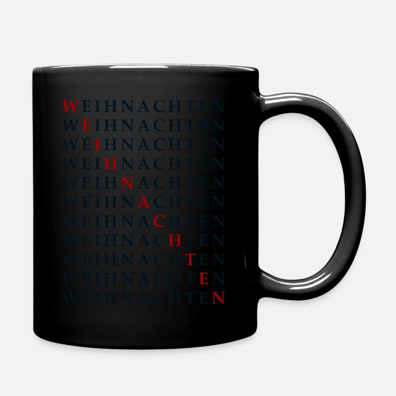 Christmas Christmas - Full Colour Mug - black