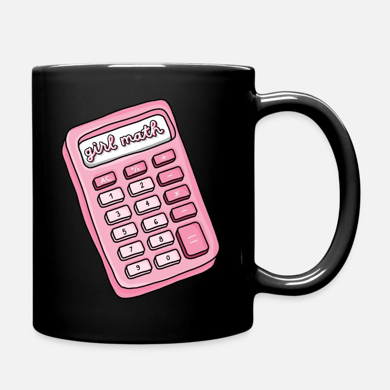 Mathématiques pour filles - Mug uni - noir
