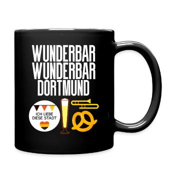 Dortmund - Mug uni - noir - Droite