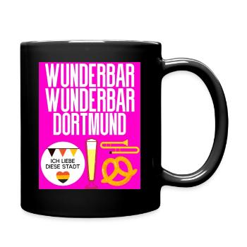 Dortmund - Mug uni - noir - Droite
