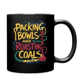Perfect design for hookah fans - Full Colour Mug - black - Right