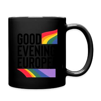 Bonsoir Europe - Mug uni - noir - Droite