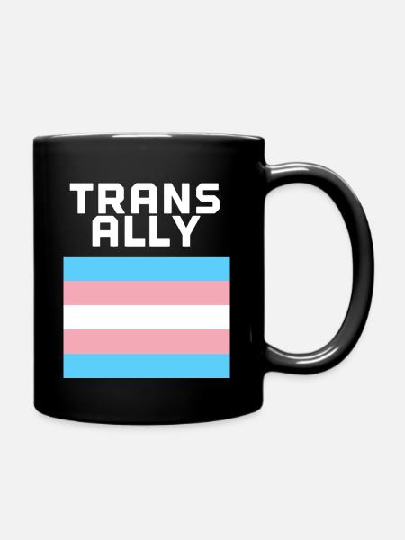 Trans ally - Tasse einfarbig - Schwarz